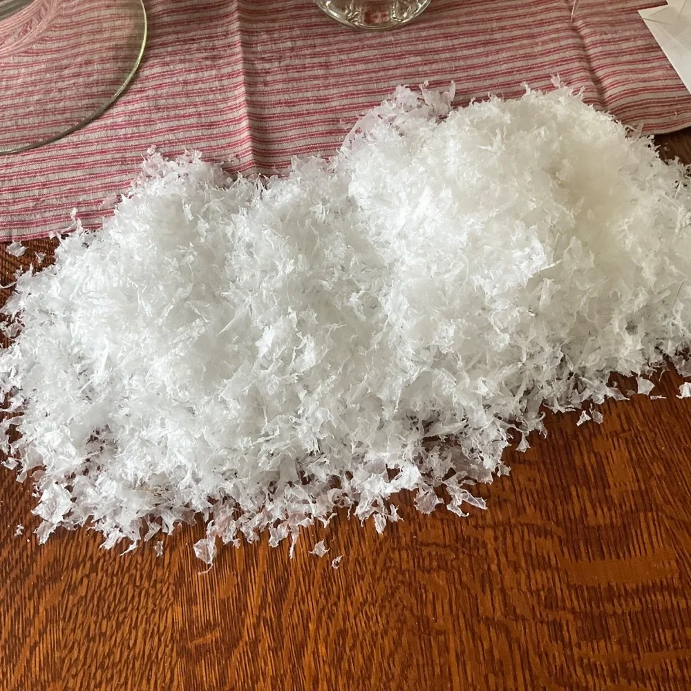 Pottery barn faux snow